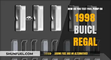 Testing the Fuel Pump on a 1998 Buick Regal: A Step-by-Step Guide