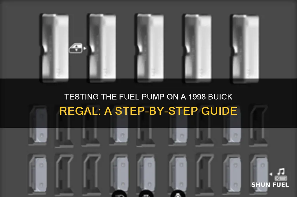 how do you test fuel pump on 1998 buicl regal