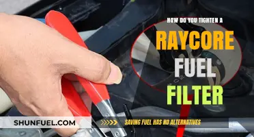 The Right Way to Tighten a Raycore Fuel Filter