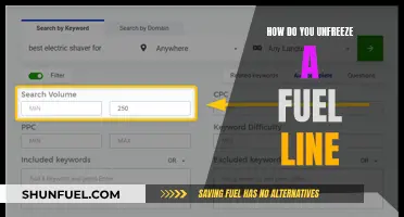Unfreezing Fuel Lines: Quick and Easy DIY Solutions