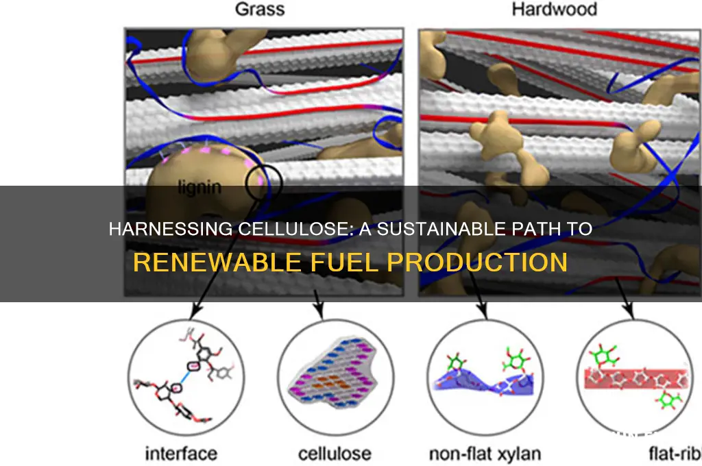 how do you use celulose for fuel