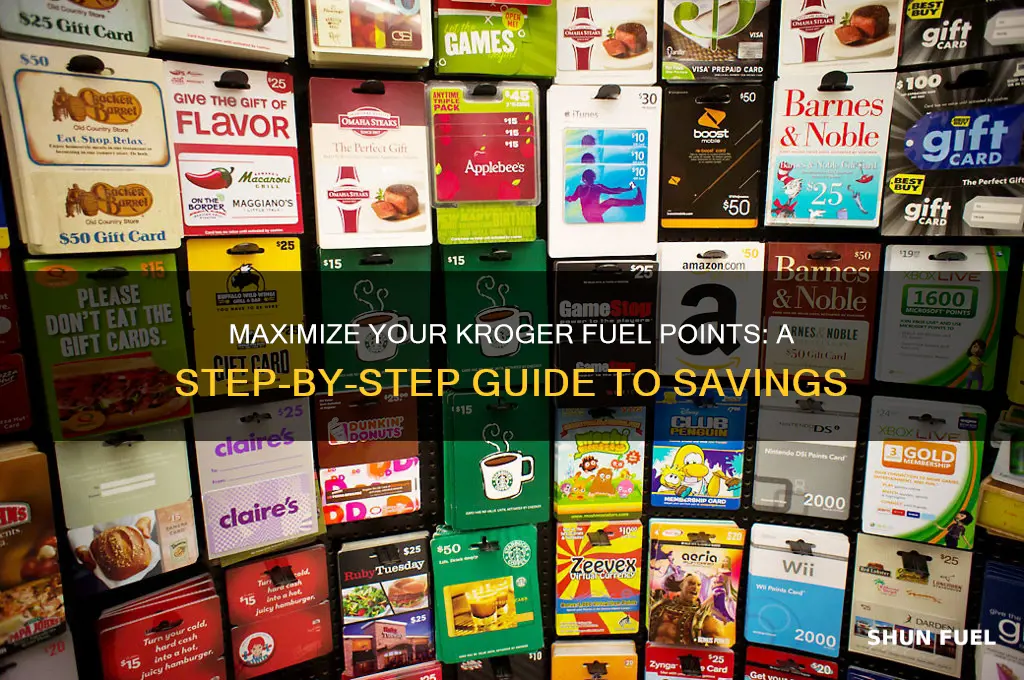 how do you use fuel points at kroger