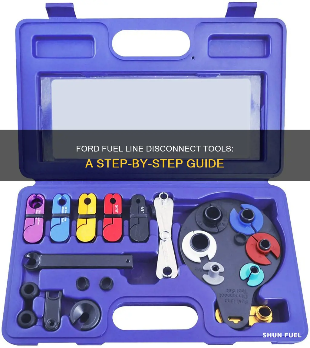how do you use the ford fuel line disconnect tools