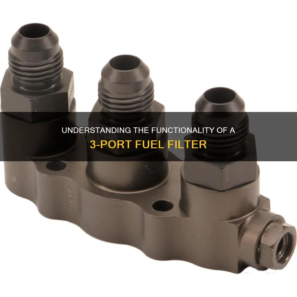 how does a 3 port fuel filter work