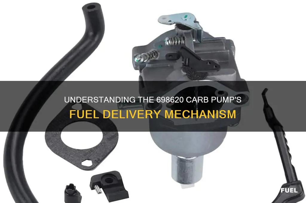 how does a 698620 carb pump fuel