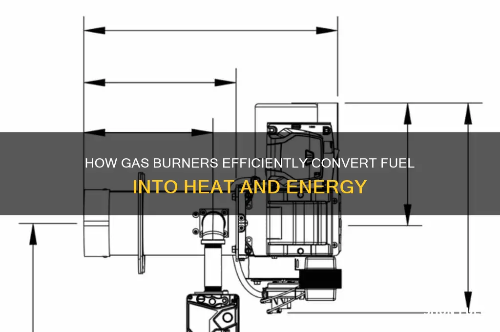 how does a burner use gas as a fuel