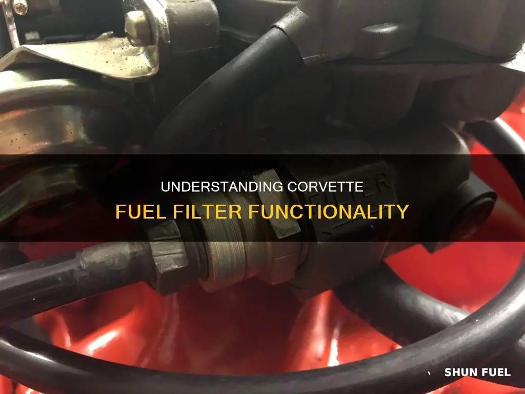 how does a corvette fuel filter work