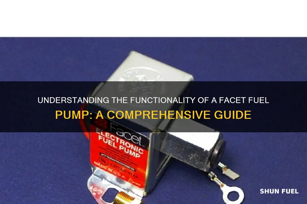 how does a facet fuel pump work