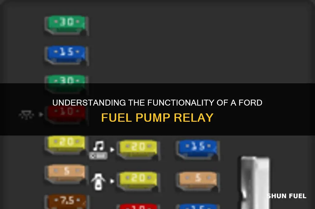 how does a ford fuel pump relay work