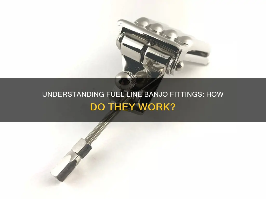 how does a fuel line banjo fitting work