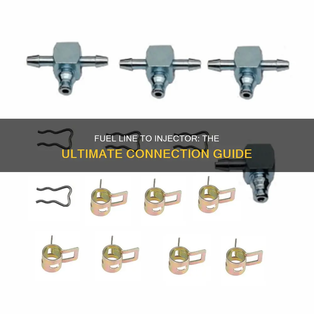 how does a fuel line connect to a fuel injector