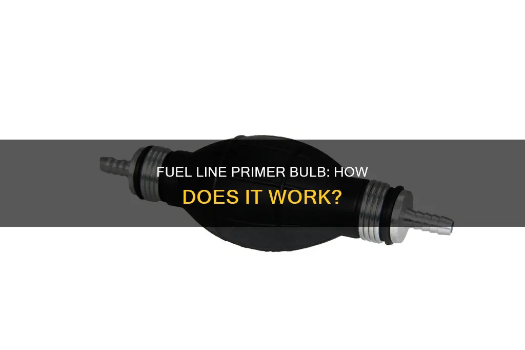 how does a fuel line primer bulb work