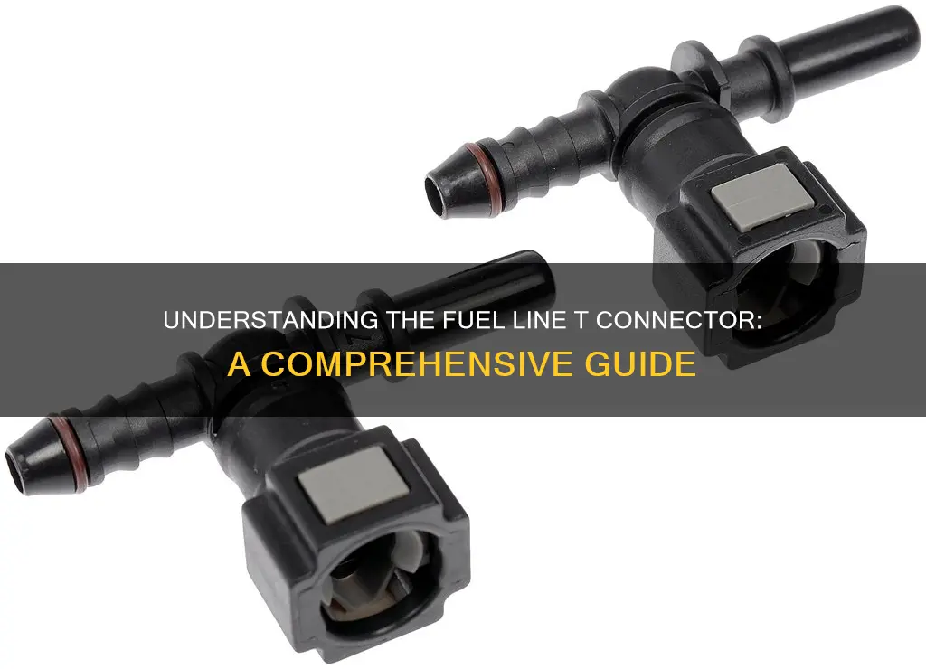 how does a fuel line t connector work