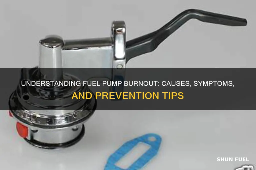 how does a fuel pump burn out