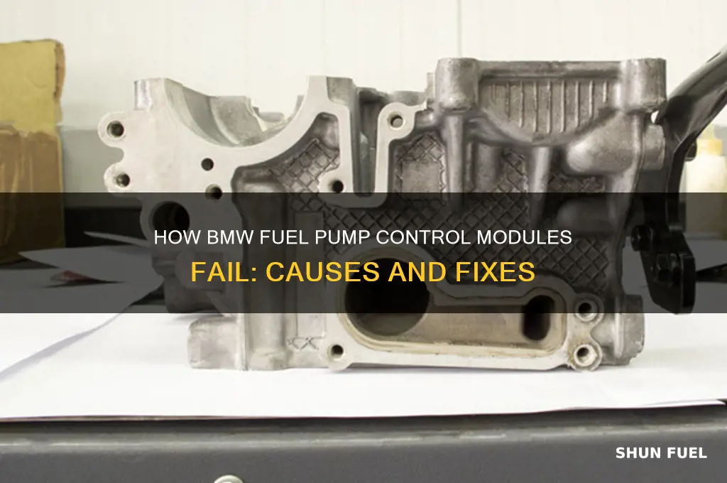 how does a fuel pump control module stop work bmw