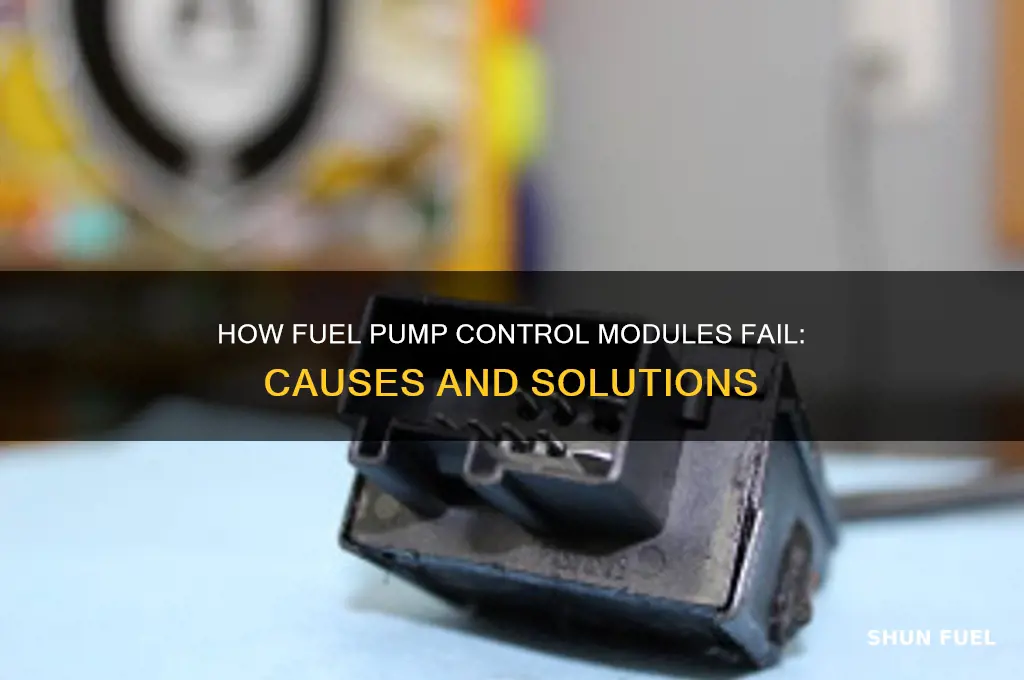 how does a fuel pump control module stop work