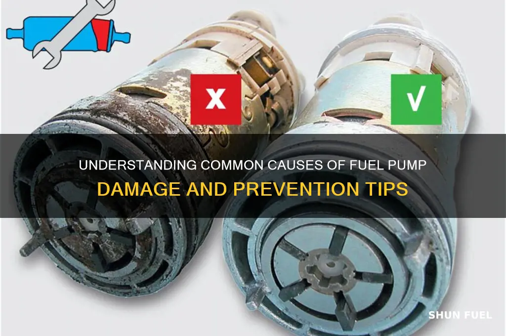 how does a fuel pump get damaged