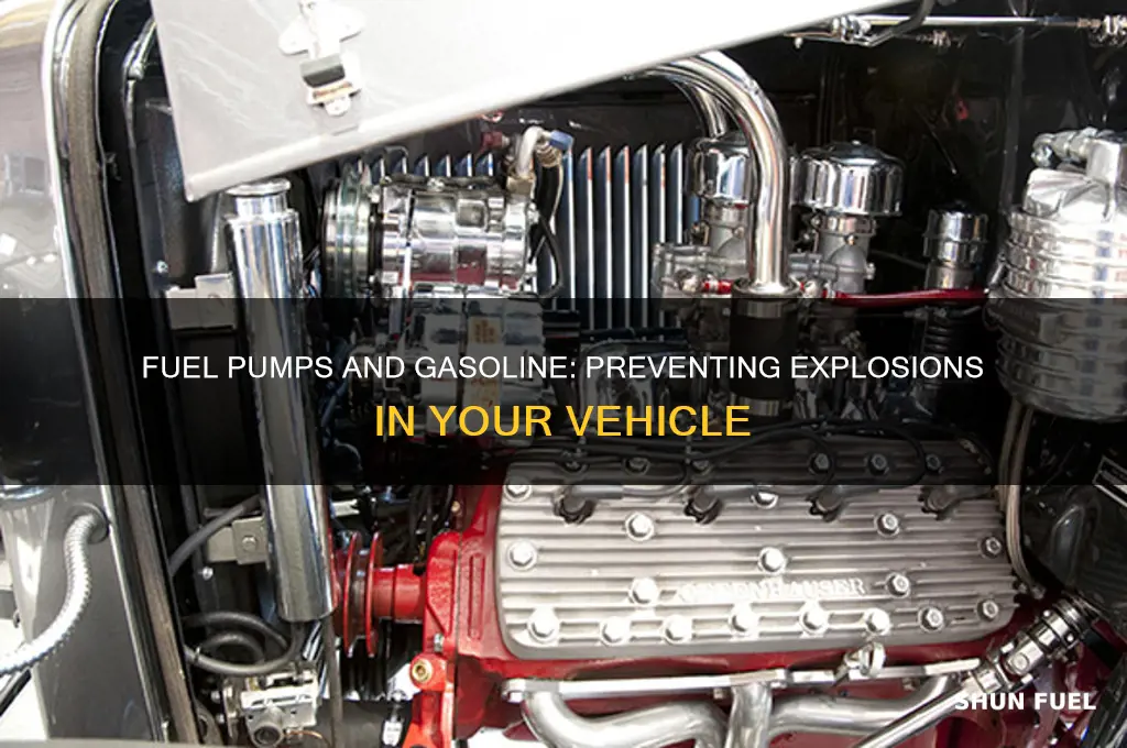 how does a fuel pump not make gasoline explode