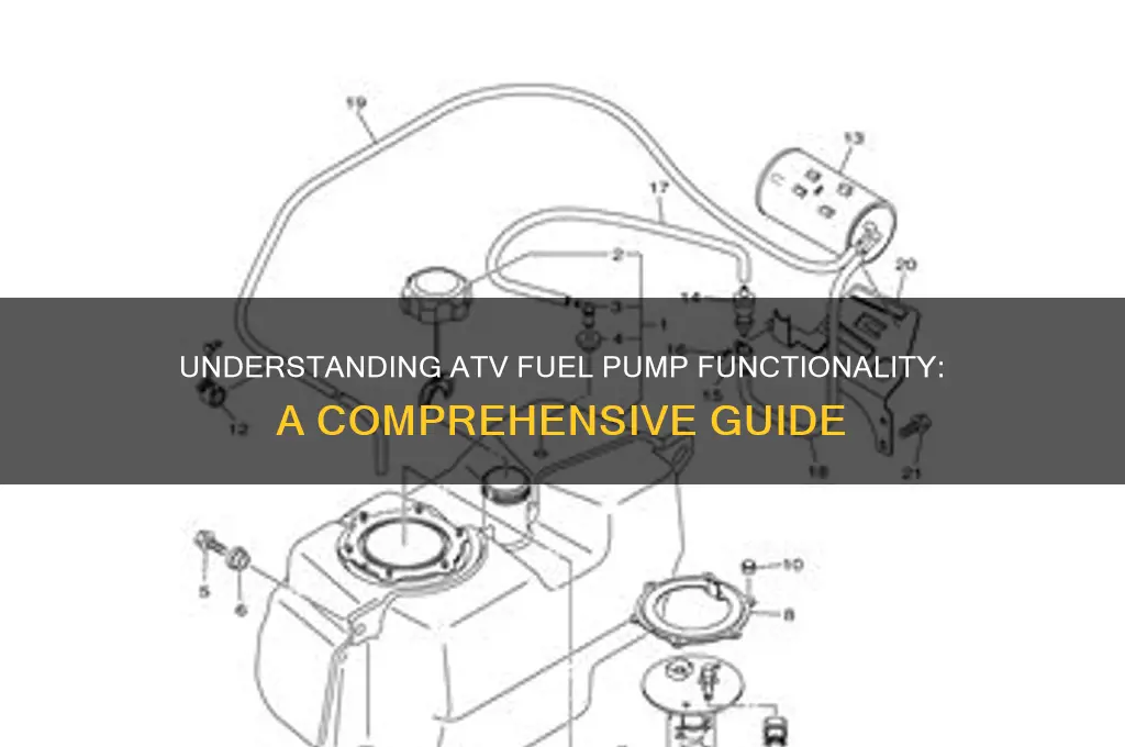 how does a fuel pump work on a atv