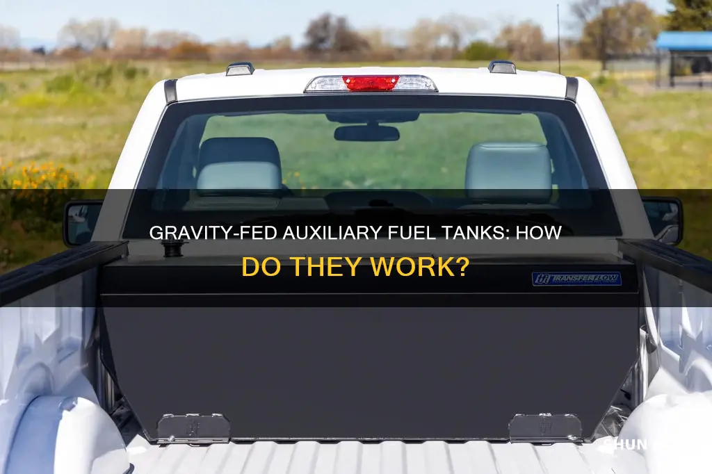 how does a gravity feed auxiliary fuel tank work