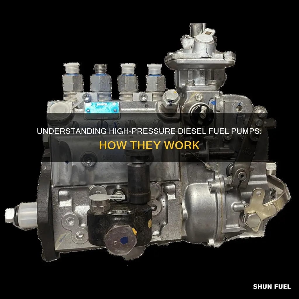 how does a high pressure diesel fuel pump work