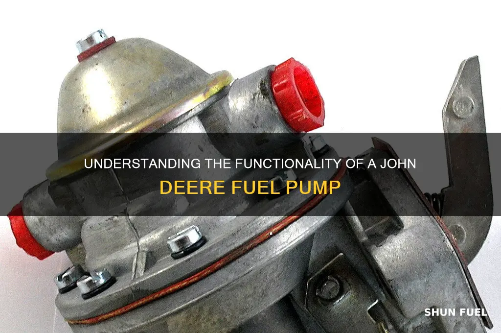 how does a john deere fuel pump work