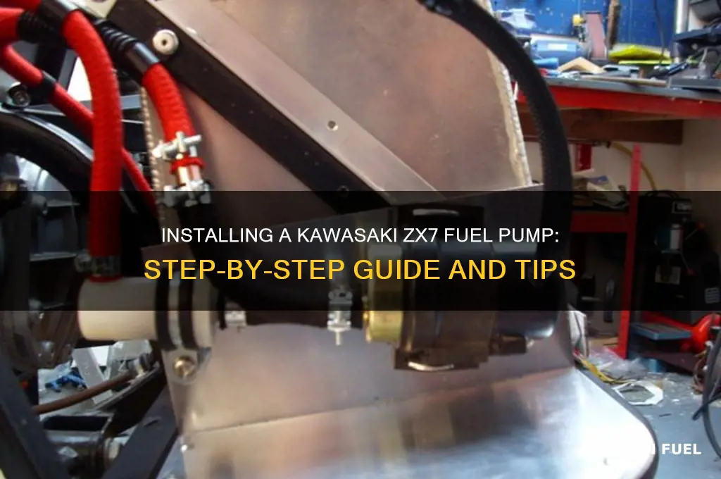 how does a kawasaki zx7 fuel pump go on