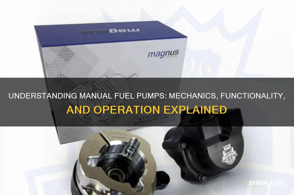 how does a manual fuel pump work