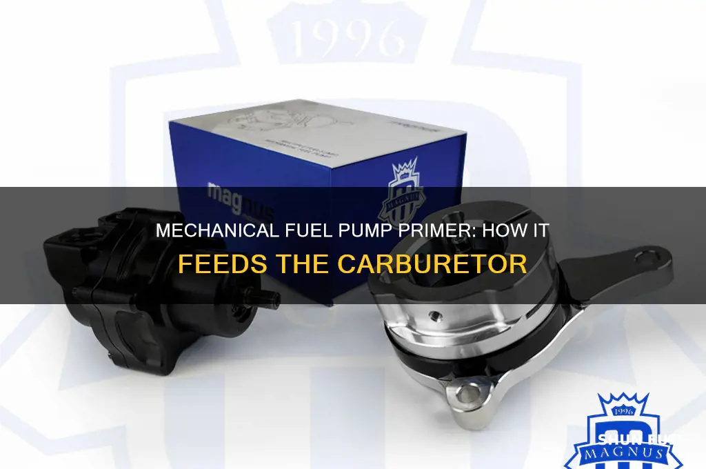 how does a mechanical fuel pump prime the carborater