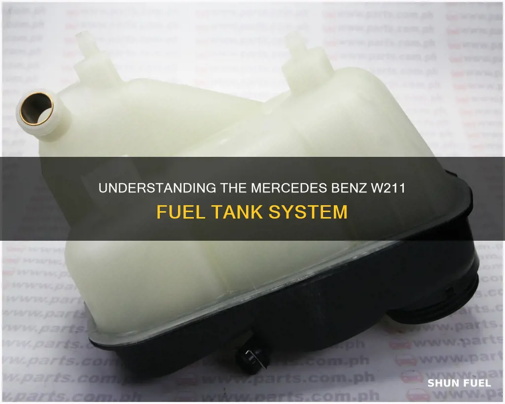 how does a mercedes benz w211 fuel tank work