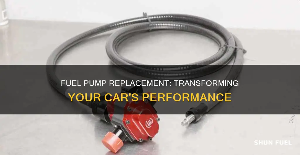 how does a new fuel pump affect your car