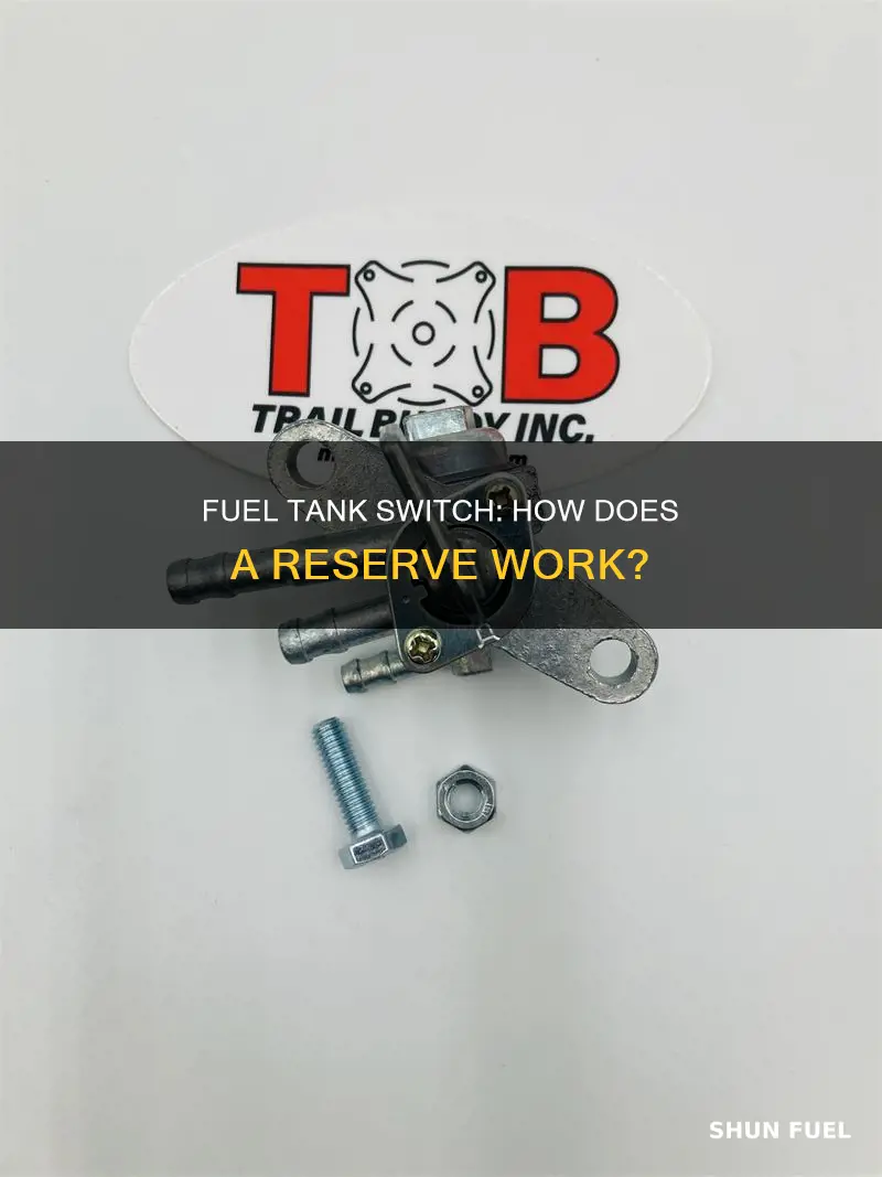 how does a reserve fuel tank on a motorcycle work