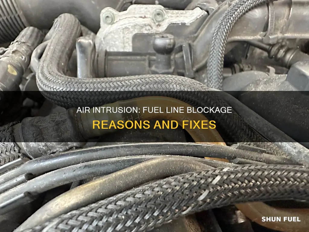 how does air get in fuel line