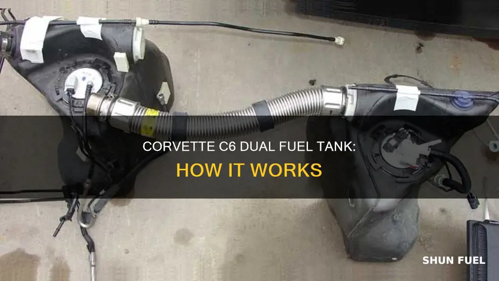 how does c6 corvette dual fuel tank operate