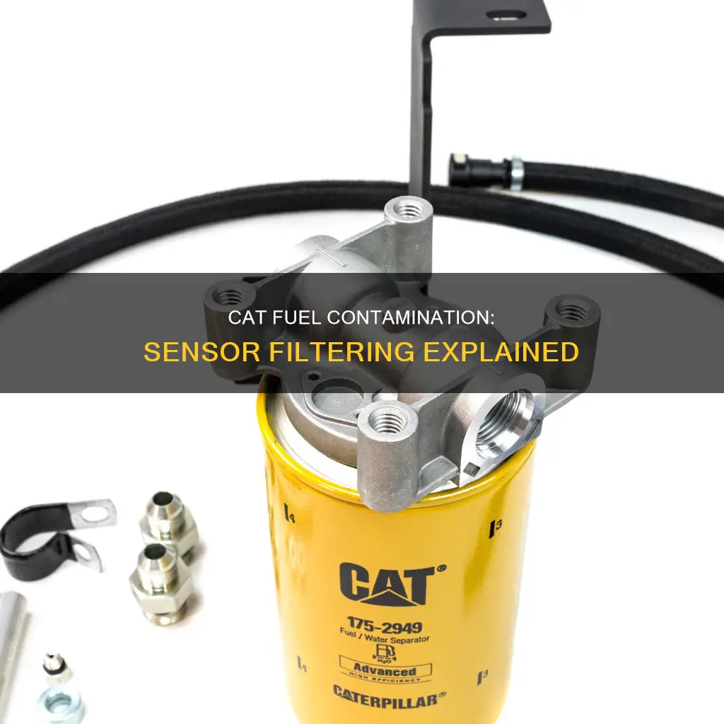 how does cat fuel contamination filter sensor work