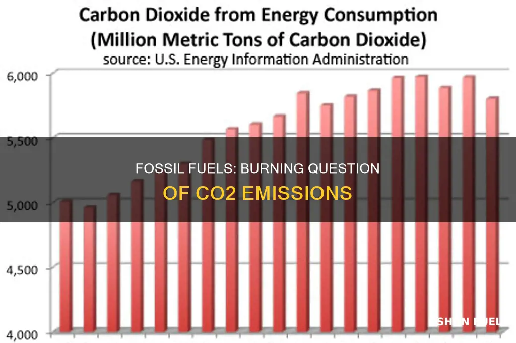 how does co2 come from biurning fossil fuels