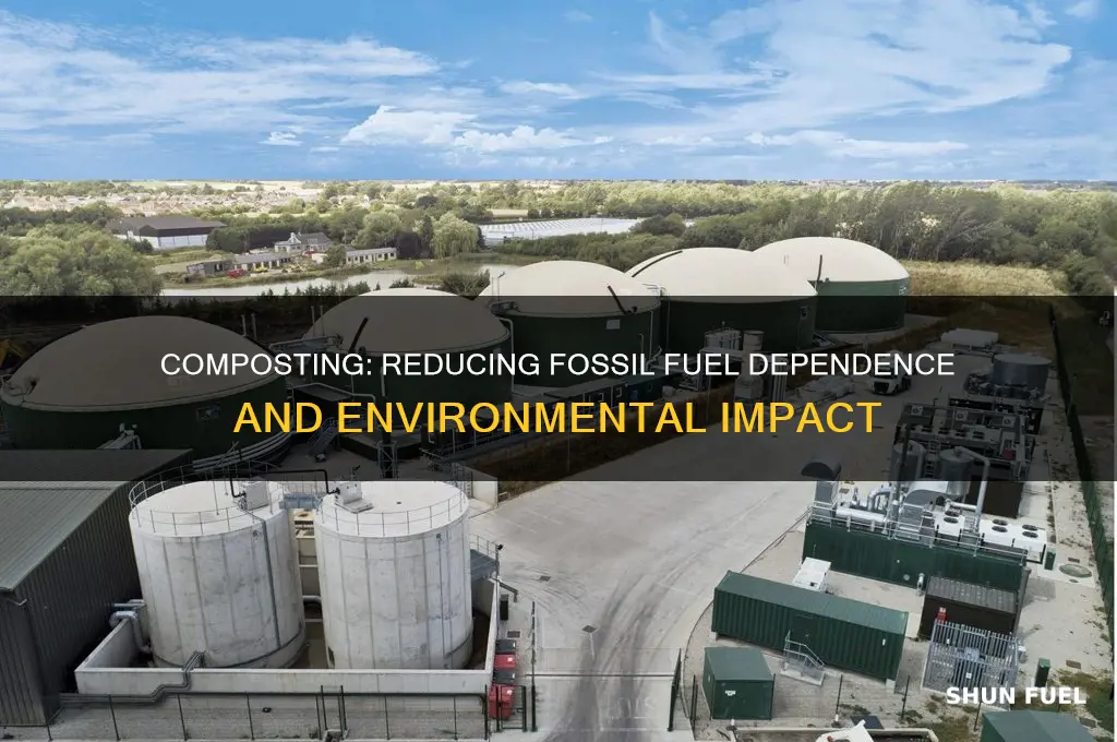how does composting reduce a dependence on fossil fuel