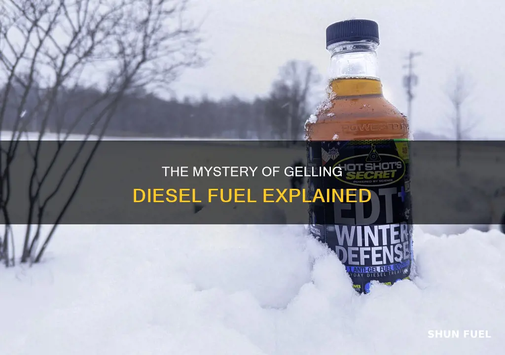 how does diesel fuel gel