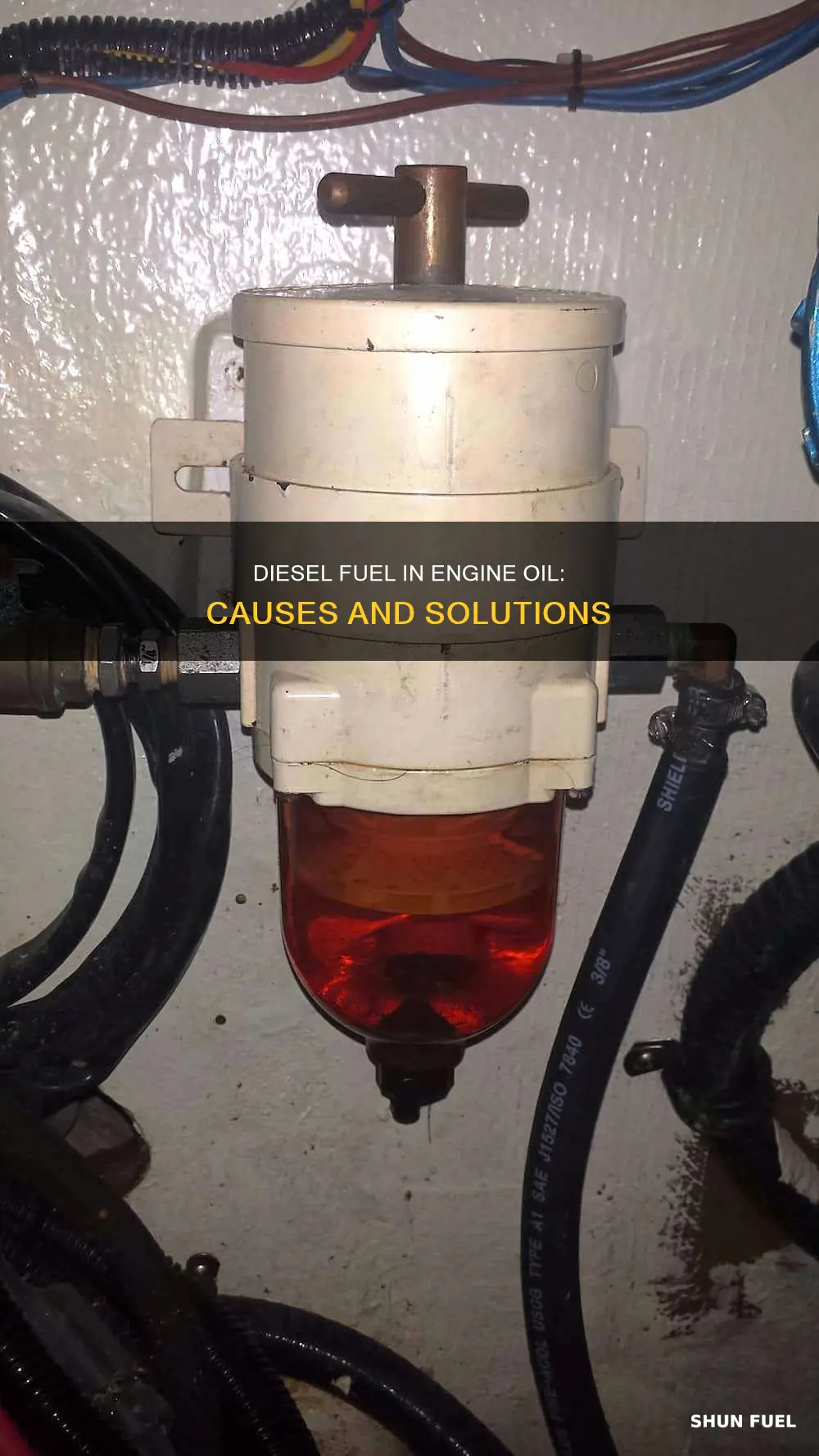 how does diesel fuel get in the oil