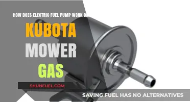 Understanding Kubota Mower's Electric Fuel Pump Operation on Gas Models