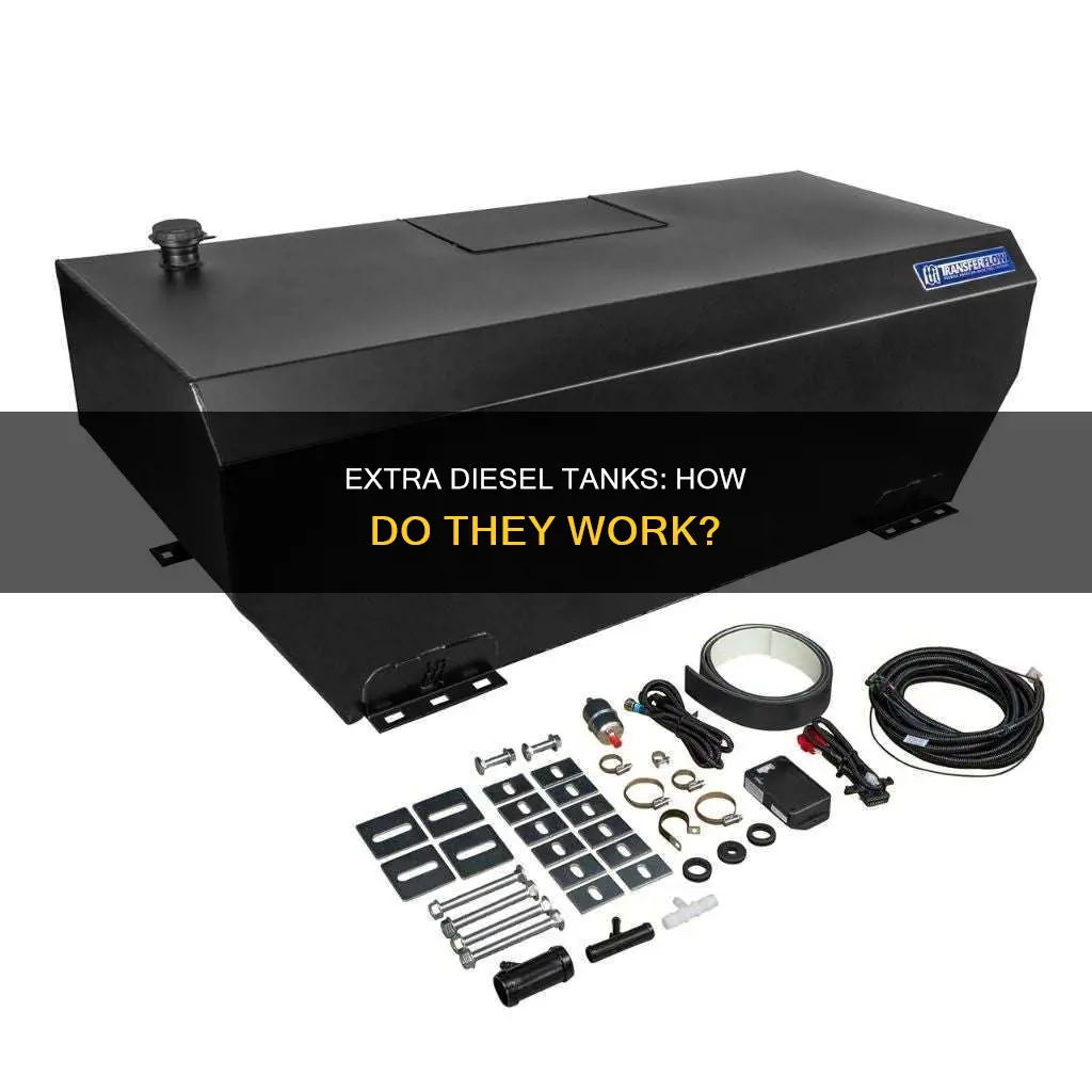 how does extra diesel fuel tank work
