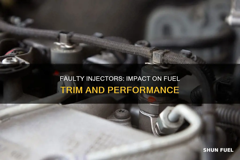 how does faulty injectors affect fuel trim