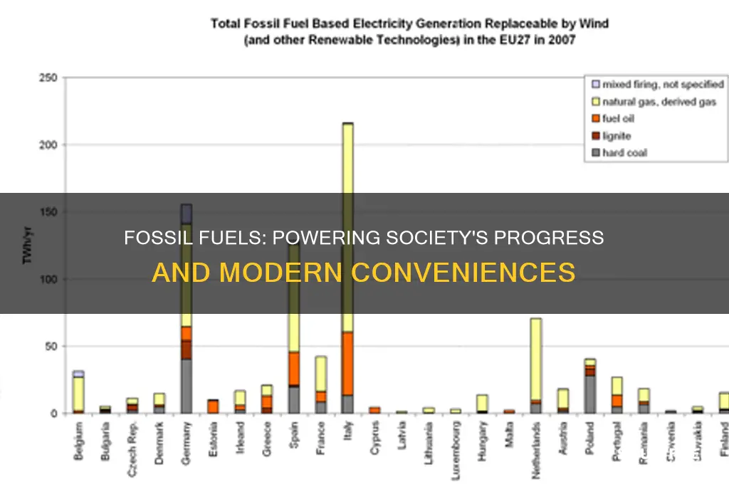 how does fossil fuels benifit society