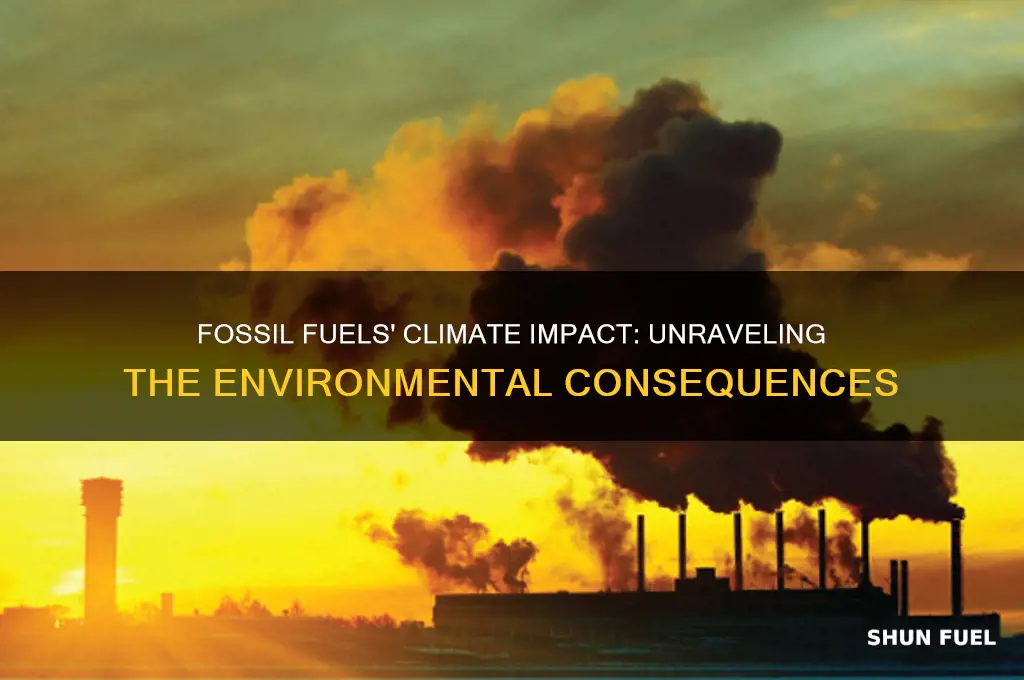 how does fossil fuels impact climate
