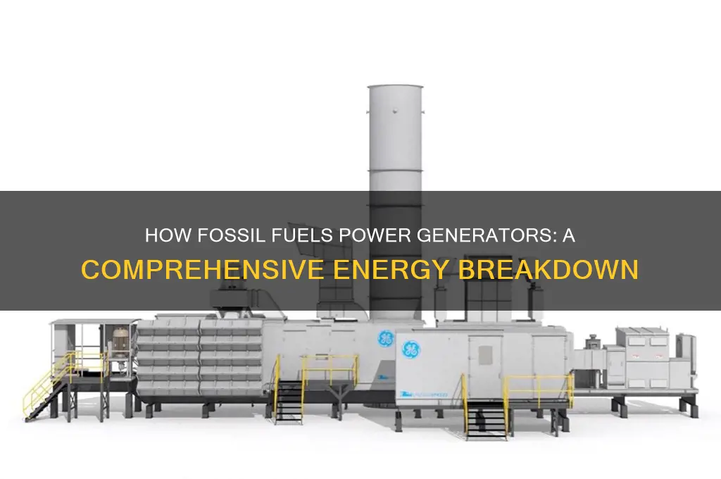 how does fossil fuels power generators
