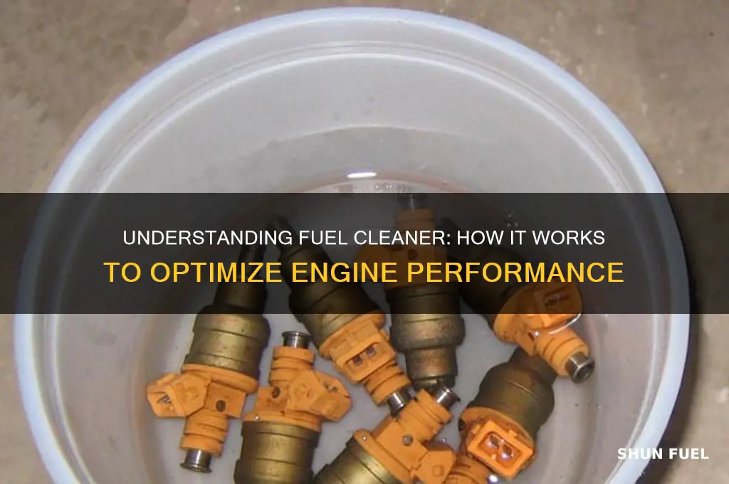 how does fuel cleaner work