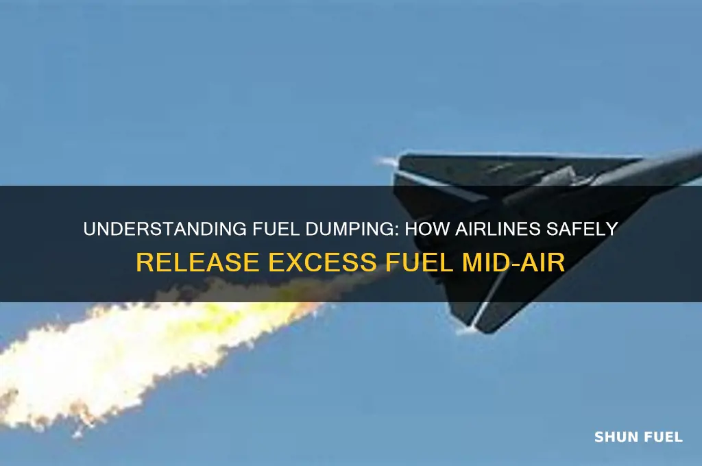 how does fuel dumping work