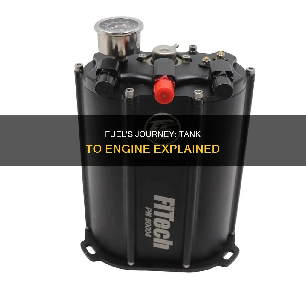 how does fuel get from the tank to the engine