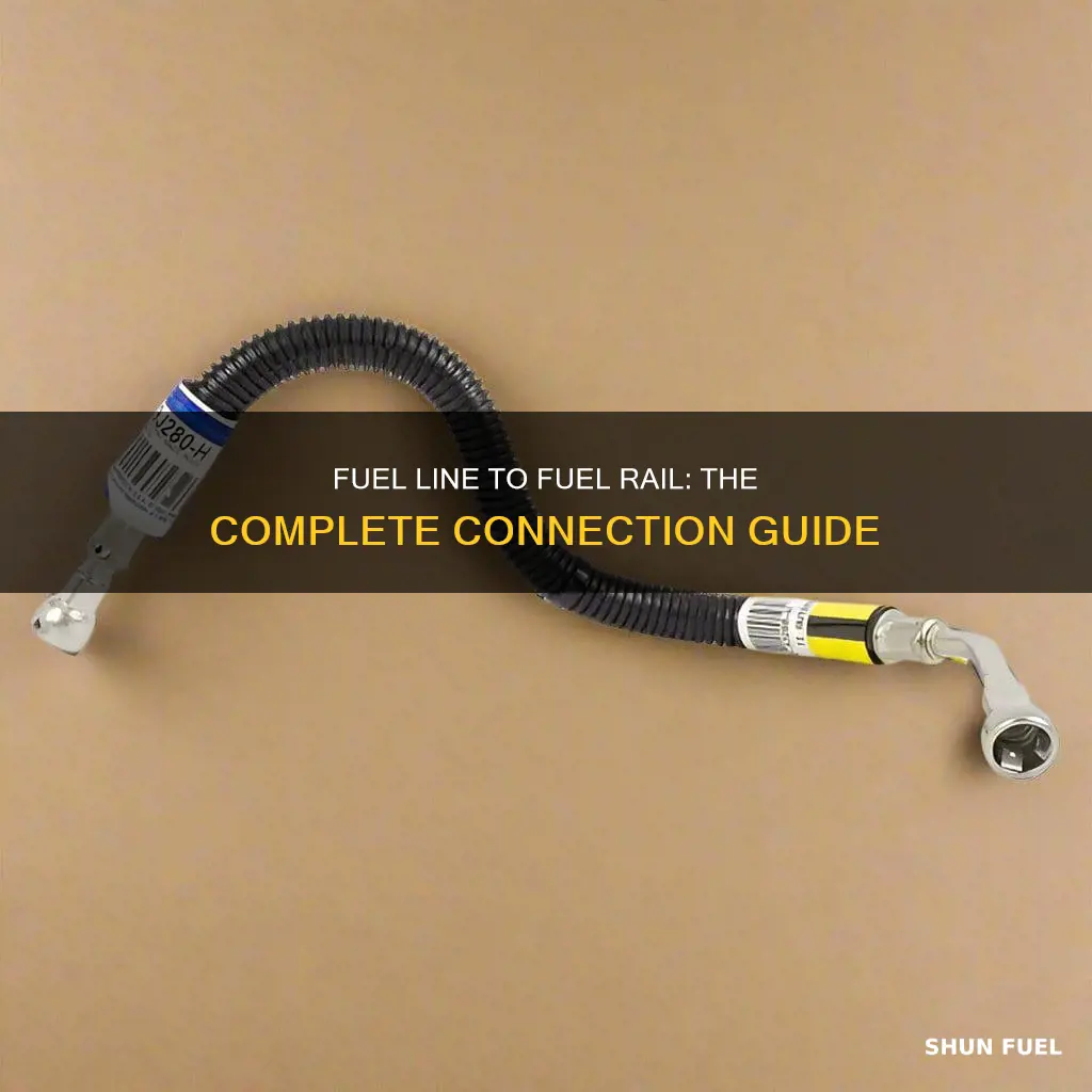 how does fuel line connect to fuel rail