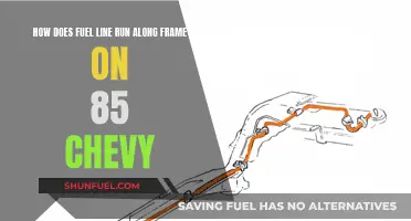 Chevy 85 Fuel Line Routing: Frame-Mounted Guide